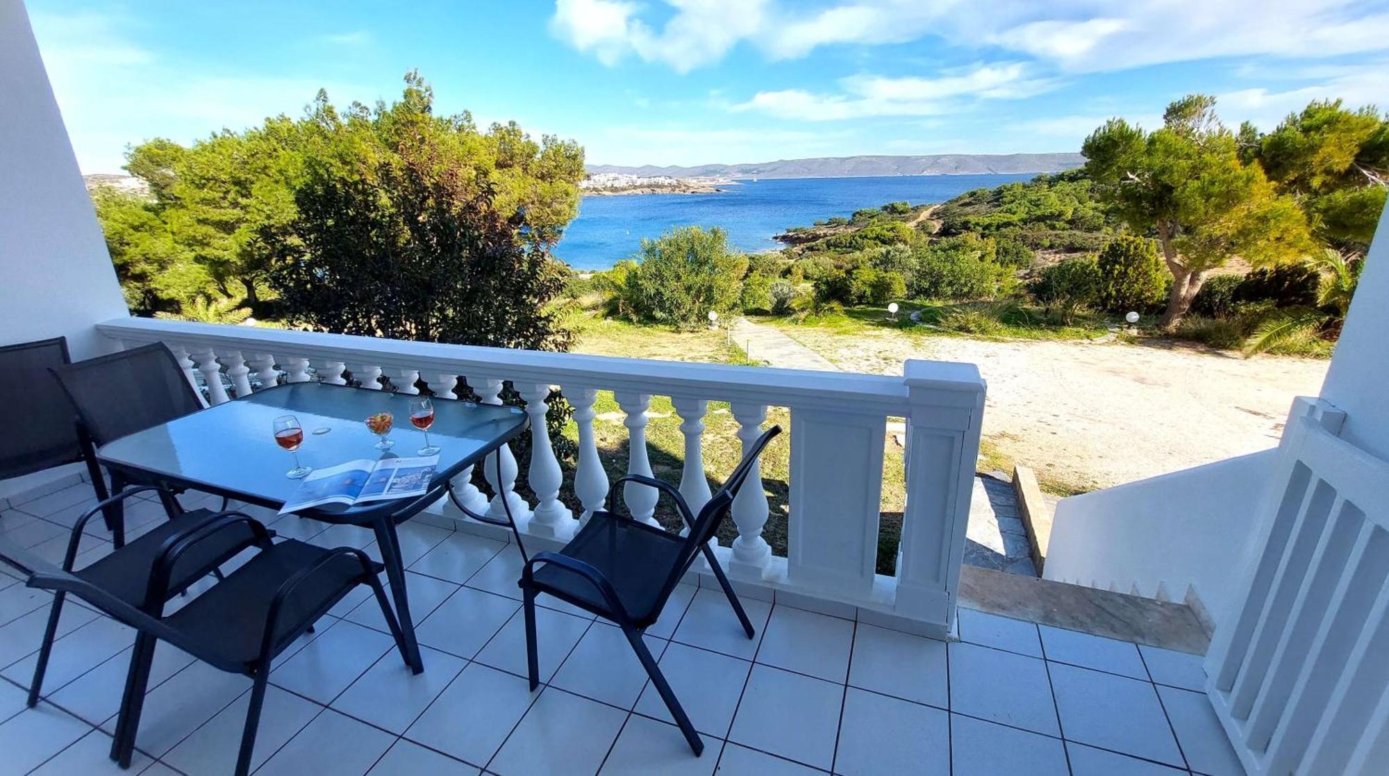 Dea Del Mare Complex In Front Of The Sea. Villa Sounion Dış mekan fotoğraf