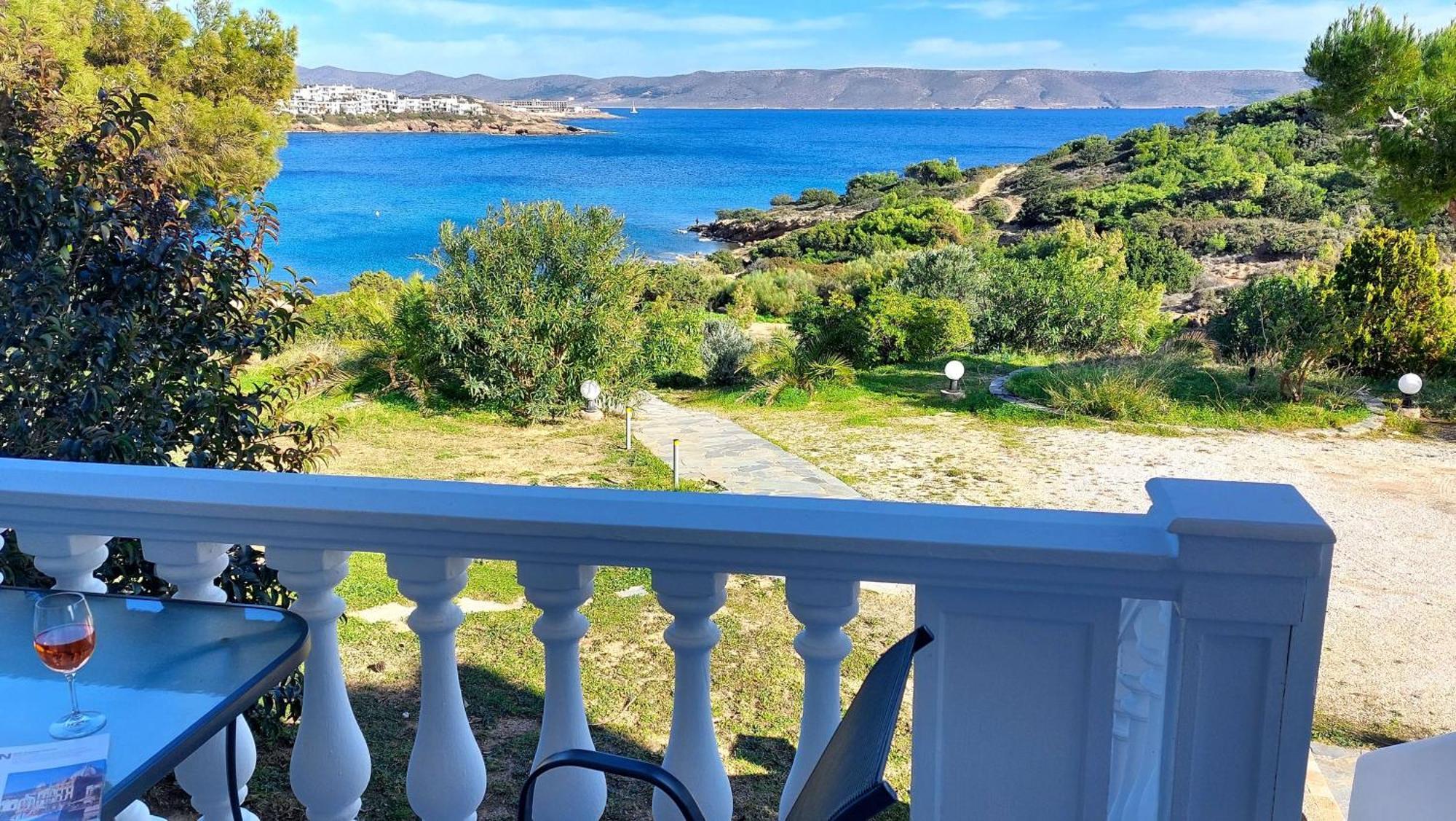 Dea Del Mare Complex In Front Of The Sea. Villa Sounion Dış mekan fotoğraf