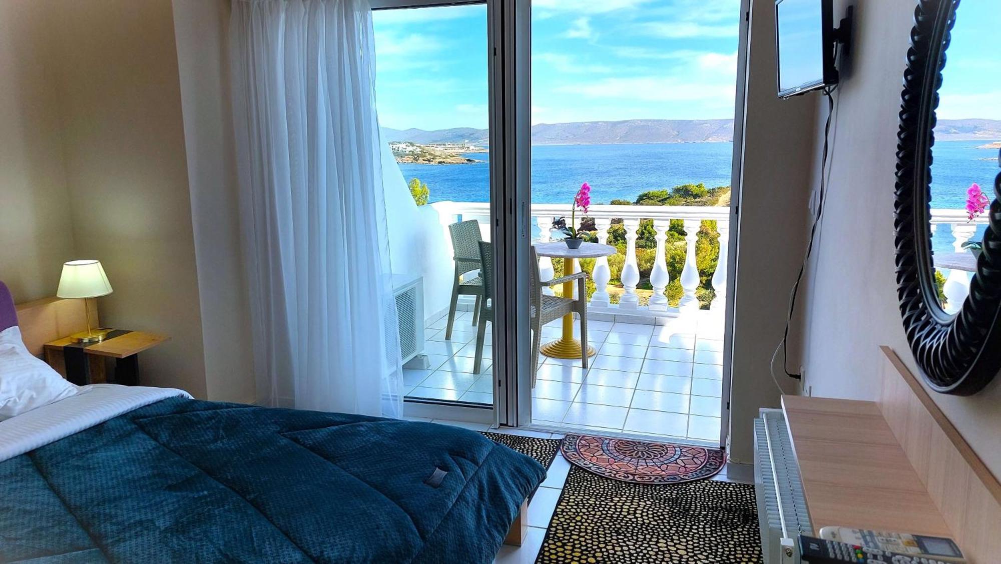 Dea Del Mare Complex In Front Of The Sea. Villa Sounion Dış mekan fotoğraf