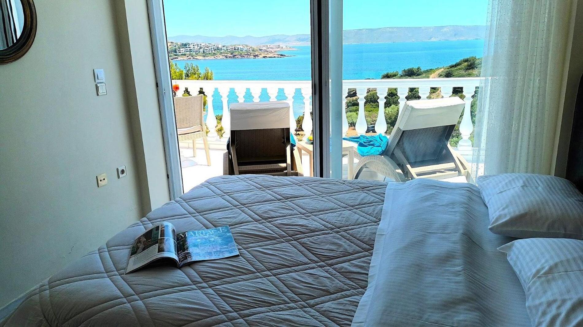 Dea Del Mare Complex In Front Of The Sea. Villa Sounion Dış mekan fotoğraf